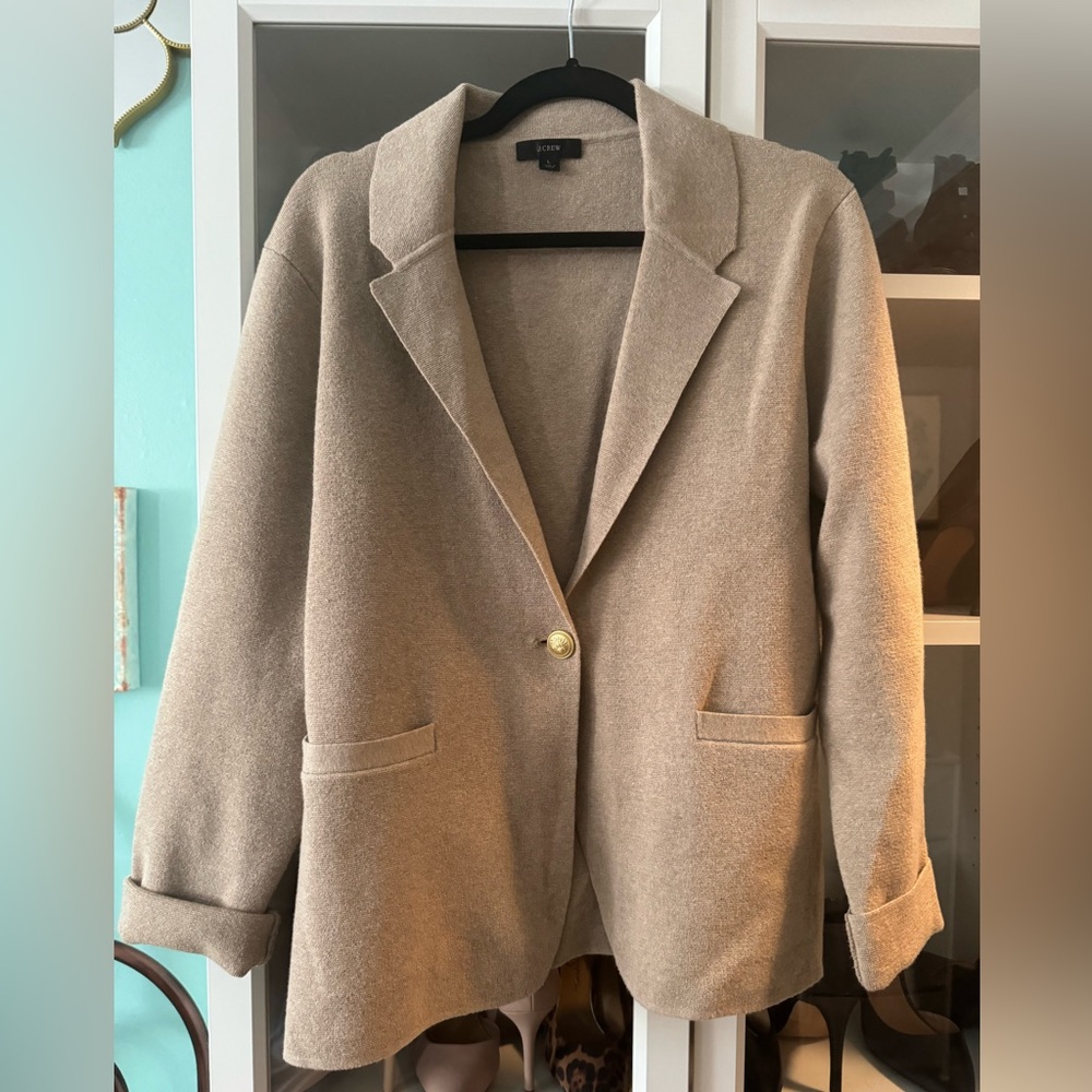 J.crew sweater blazer